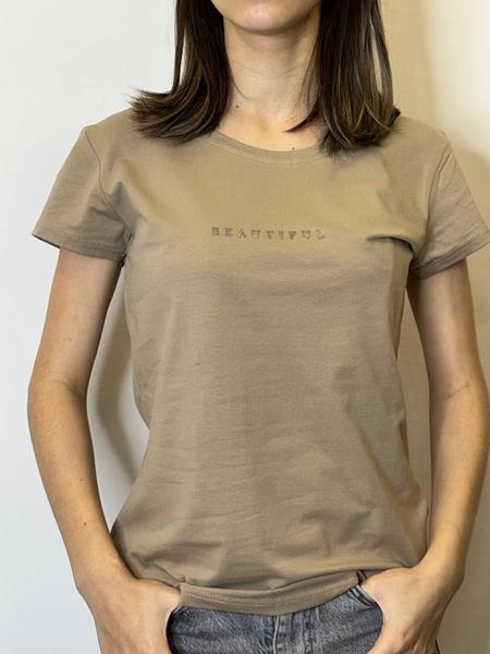 Футболка Kosta (42-48) A037 beige (лето)
