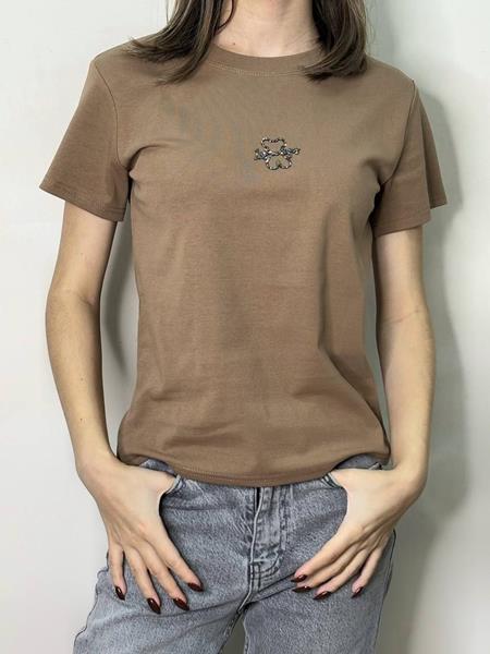 Футболка Kosta (42-48) H209 l.brown (лето)