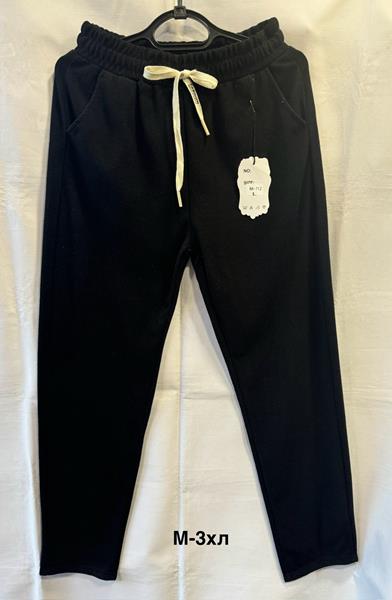 Штаны спорт Minh (M-3XL) 712 black (деми)
