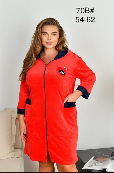 Халат Fili Wear (54-62) 70B red (деми)
