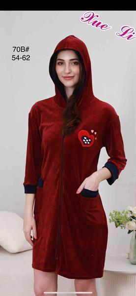 Халат Fili Wear (54-62) 70B wine (деми)