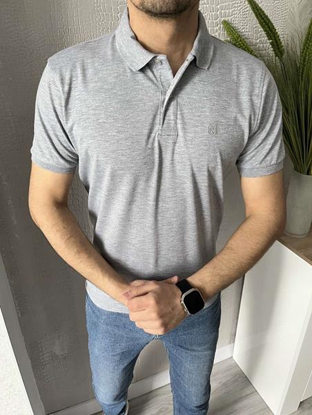 Футболка Nik (M-2XL) 55755 grey (лето)