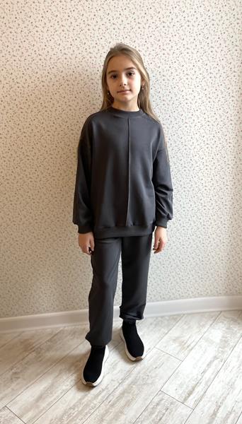 Костюм спорт LiMa kids (134-158) 2500-1 grey (деми)