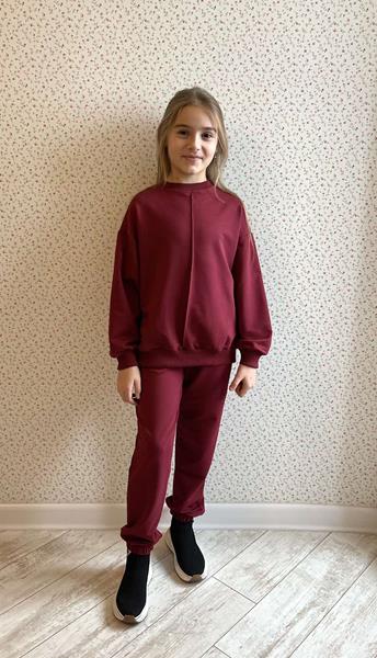 Костюм спорт LiMa kids (134-158) 2500-1 wine (деми)