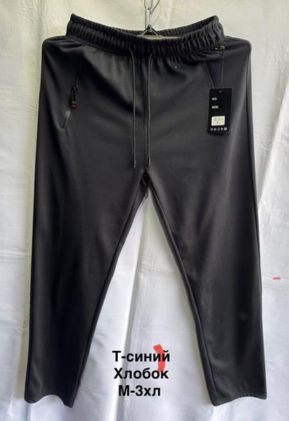 Штаны спорт Minh (M-3XL) 7011 navy (деми)