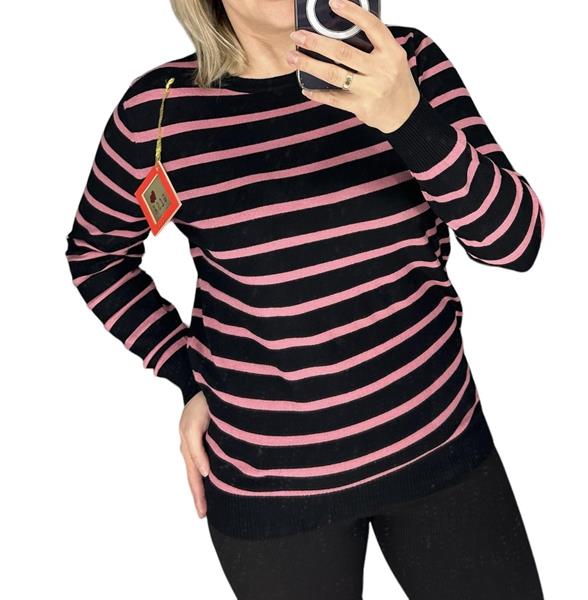 Свитер Shipi (48-52) 24004 black-pink (зима)
