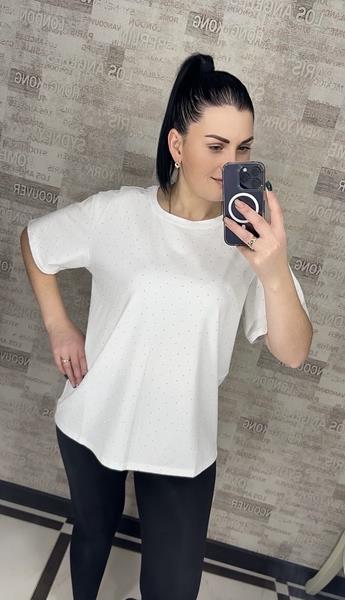 Футболка Ekvato (M-2XL) 25001 white (лето)