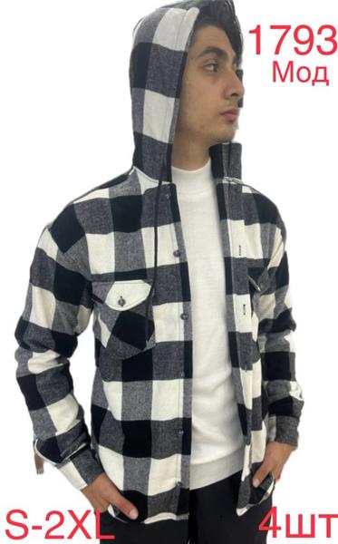 Рубашка Надийка (S-XL) 1793 black (деми)