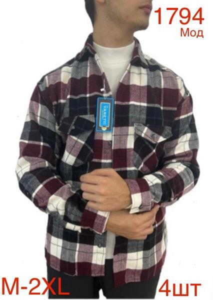 Рубашка Надийка (M-XL) 1794 wine (деми)