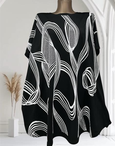 Футболка Novetly Store (60-64) 25004 black (лето)