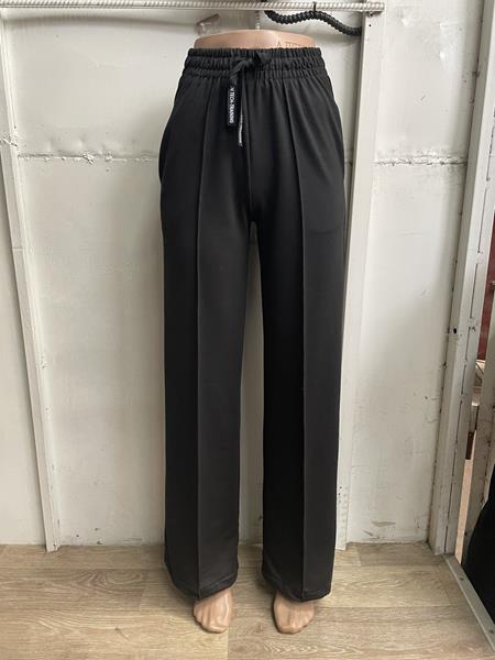 Штаны спорт MSO (S-XL) 1048 black (деми)