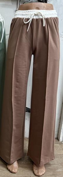 Штаны спорт MSO (42-48) 1054 brown (деми)