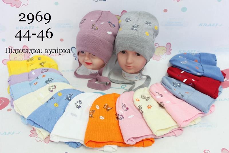 Шапка Red Hat clothes (44-46) 2969 mix (деми)