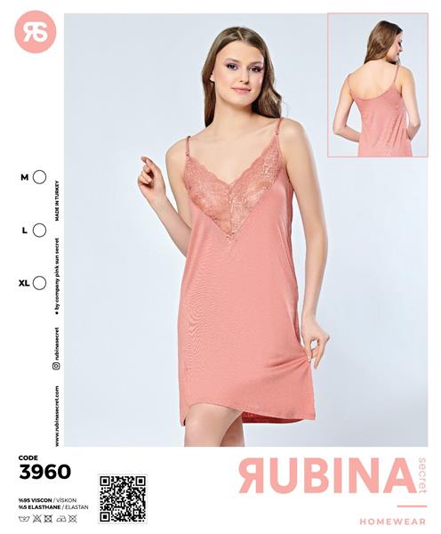 Ночнушка sss Annet (M-XL) OX3960 pink (лето)