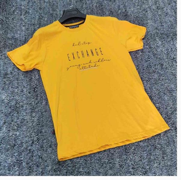 Футболка Mary Poppins (M-2XL) 3175 yellow (лето)