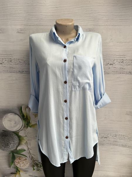 Рубашка New Season (S-XL) 941 l.blue (деми)