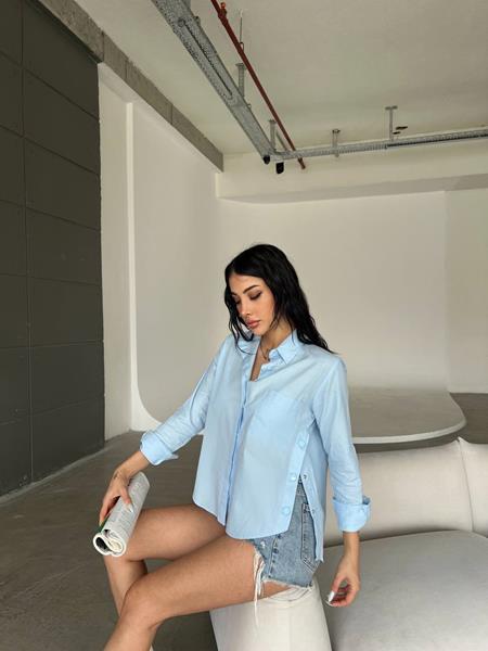 Рубашка New Season (S-L) 944 l.blue (деми)