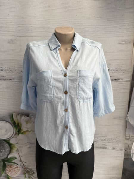 Рубашка New Season (S-XL) 955 l.blue (деми)