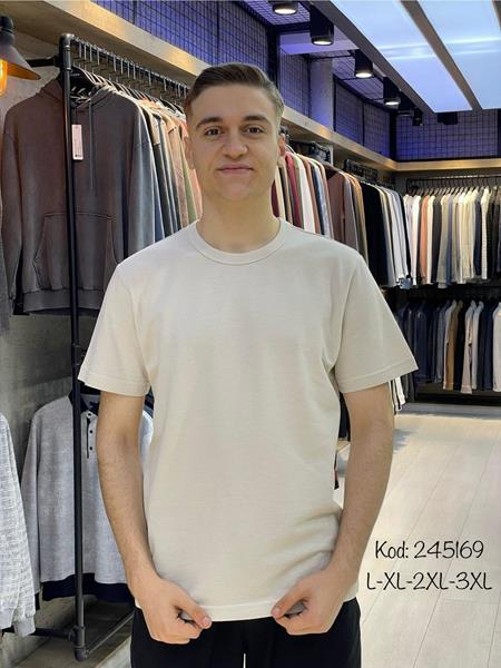Футболка Vip Stendo (L-3XL) 245169 beige (лето)
