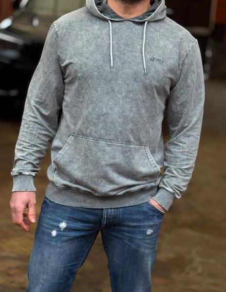 Худи Vip Stendo (M-2XL) 4885 grey (деми)
