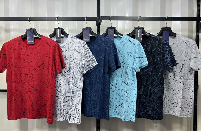 Футболка Vip Stendo (M-2XL) 5060 l.blue (лето)