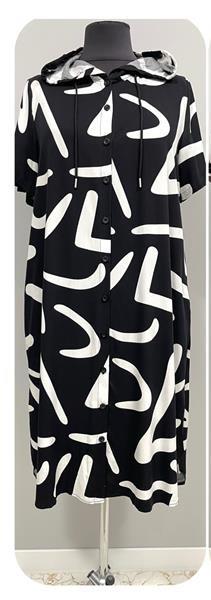 Платье BASE (2XL-6XL) C7387 black (лето)