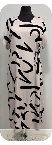 Платье BASE (2XL-6XL) CL7308 beige (лето)