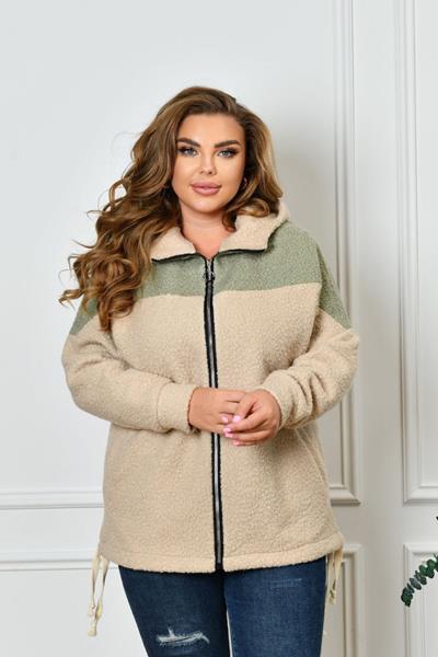 Кофта спорт Iren Veles (50-56) 4027 beige (деми)