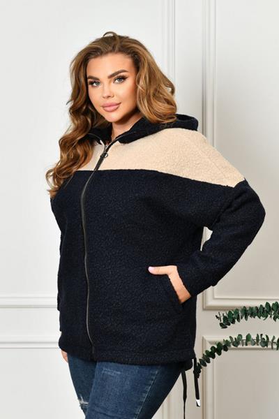 Кофта спорт Iren Veles (50-56) 4027 navy (деми)