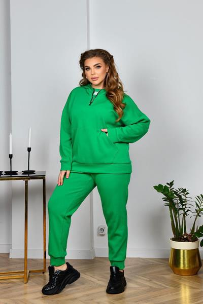 Костюм спорт Iren Veles (48-54) 4053 green (деми)