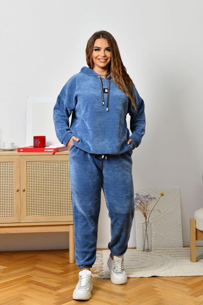 Костюм спорт Iren Veles (54-60) 4056 l.blue (деми)