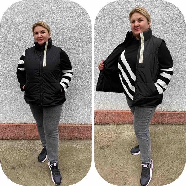 Жилетка BAT (52-62) 95 black (деми)