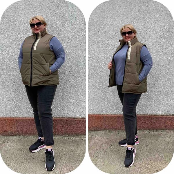 Жилетка BAT (52-62) 95 khaki (деми)