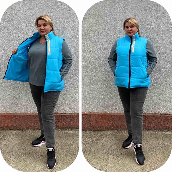 Жилетка BAT (52-62) 95 l.blue (деми)