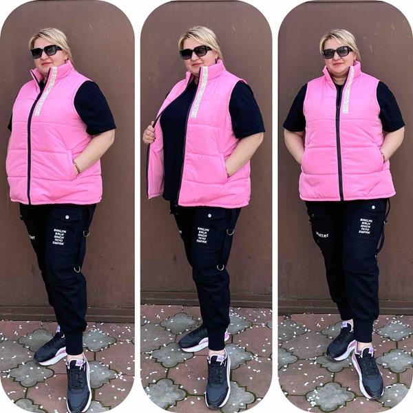 Жилетка BAT (52-62) 95 pink (деми)