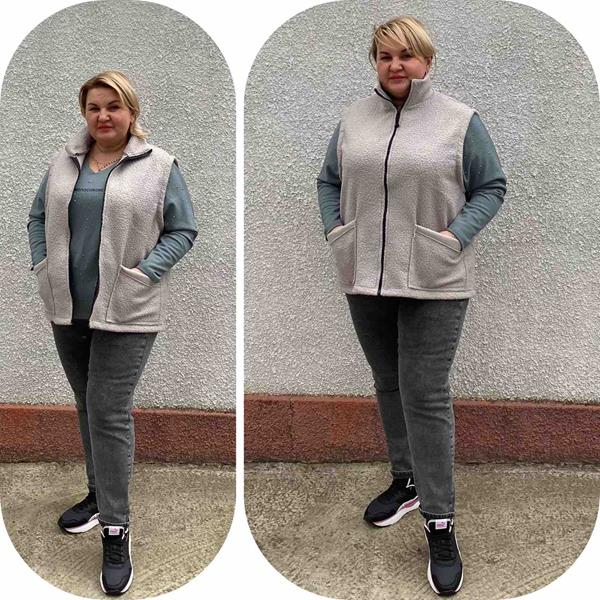 Жилетка BAT (52-58) BT119 grey (деми)