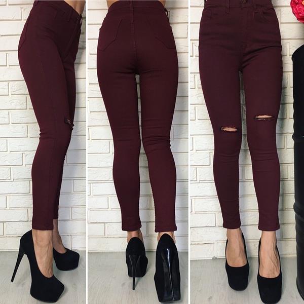 Штаны Valentina (42-46) VL46 wine (деми)
