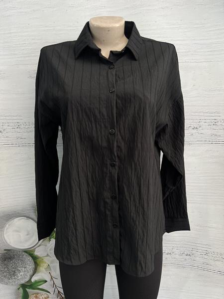 Рубашка New Season (S-XL) 1055 black (деми)