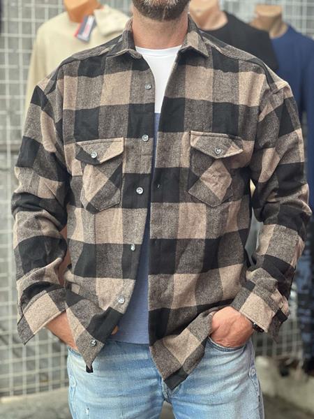 Рубашка Nik (M-2XL) 55777 beige (деми)