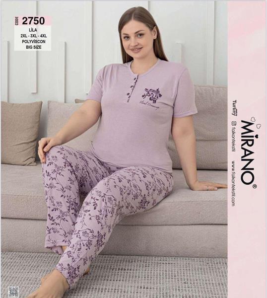 Пижама Disneyopt (2XL-4XL) 2750 grey (лето)