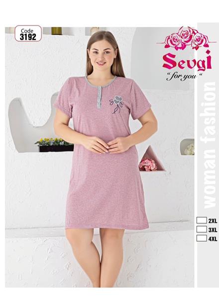 Ночнушка Disneyopt (2XL-4XL) 3192 powder (лето)