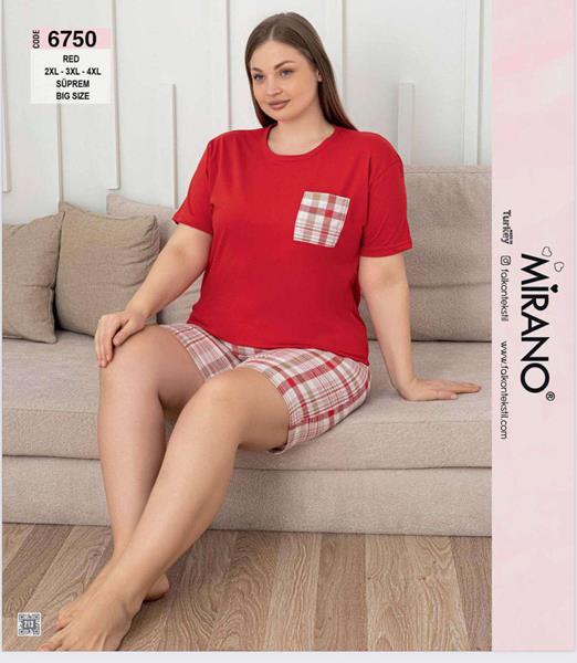 Пижама Disneyopt (2XL-4XL) 6750 red (лето)