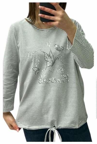 Свитер Ekvato (52-56) 25056 white-grey (деми)