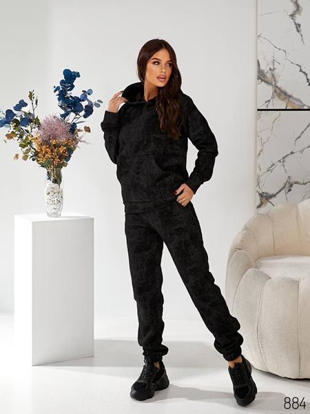 Костюм спорт WideRange (42-56) 884 black (зима)