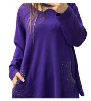 Свитер Novetly Store (52-58) 25204 purple (деми)