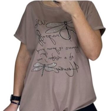 Футболка Novetly Store (L-2XL) 25306 beige (лето)