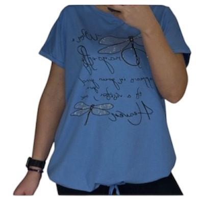 Футболка Novetly Store (L-2XL) 25306 blue (лето)