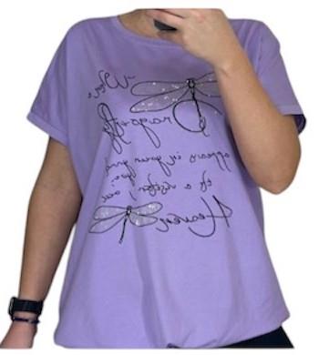 Футболка Novetly Store (L-2XL) 25306 lilac (лето)