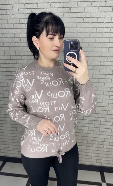 Свитер LeVisha (52-56) 25401 beige (деми)