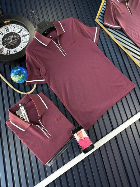 Футболка 2BRO (M-2XL) BR401 wine (лето)